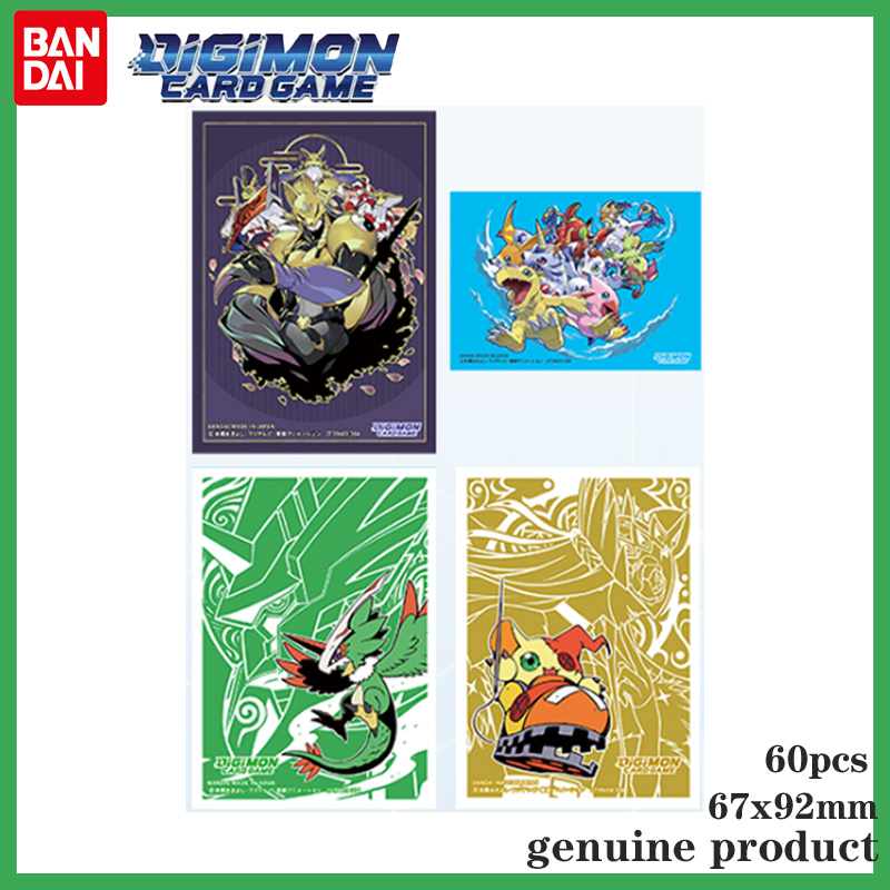 Card Penny Sleeve - 디지몬 카드 슬리브 60개 세트, 공식