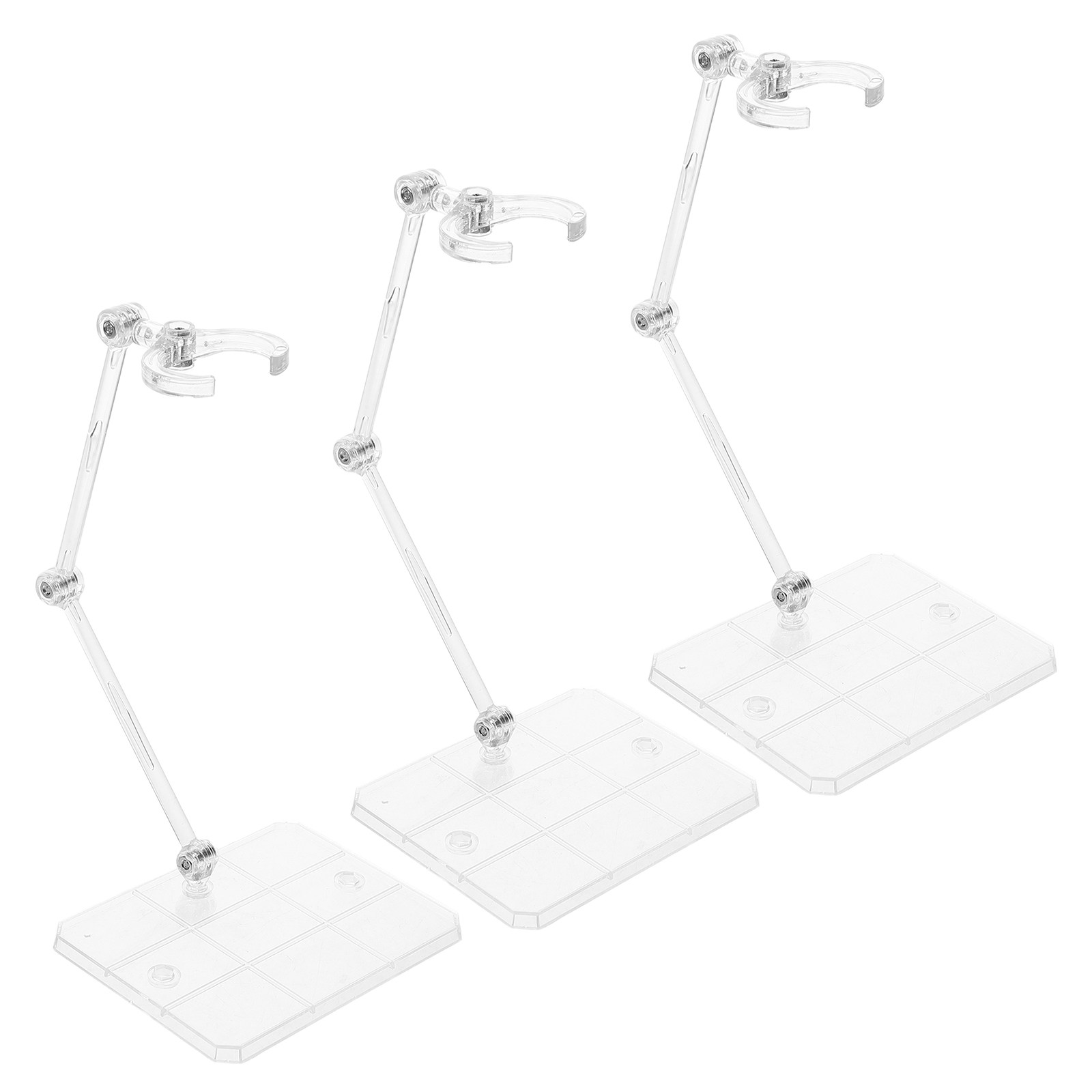 3개 세트 투명 피규어 받침대, 조절 가능한 허리 클램 - Action Figure Stand 리뷰 및 가격