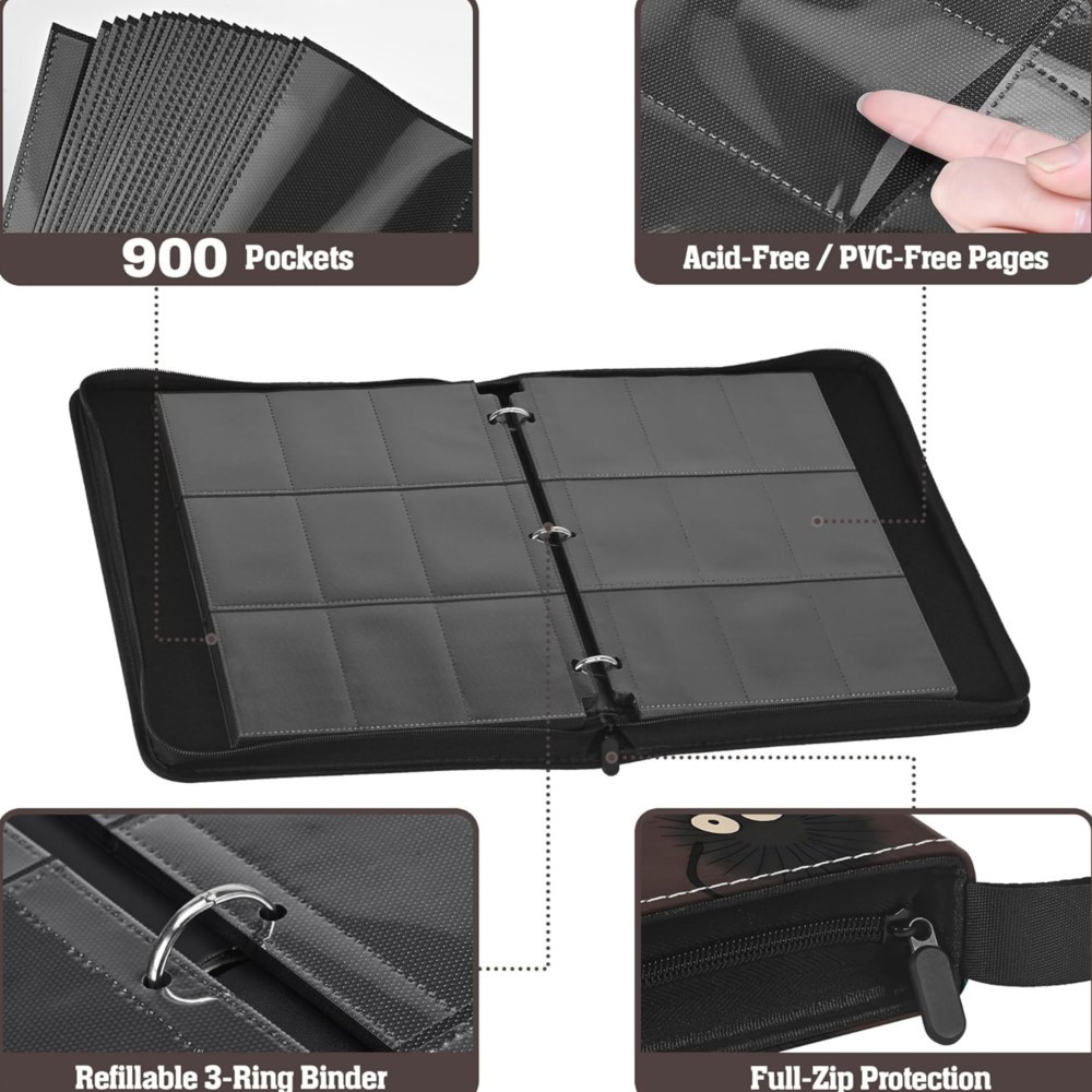 900개의 포켓이 있는 카드 바인더 앨범, 50장의 양 - Card Penny Sleeve 리뷰 및 가격